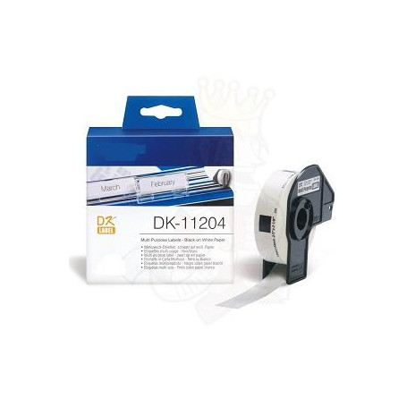 White 17mmX54mm 400psc for Brother P-Touch QL1000 1050 1060