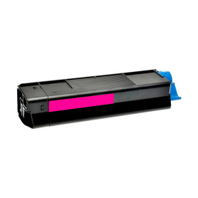 Magenta Toner Kompatibel mit Drucker Oki C3100, C3200, C5100N, C5200N, C5300, C5400 -3k Seiten