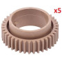 5xUpper Roller Gear 38T Aficio 1515,MP162,MP171B044-4170