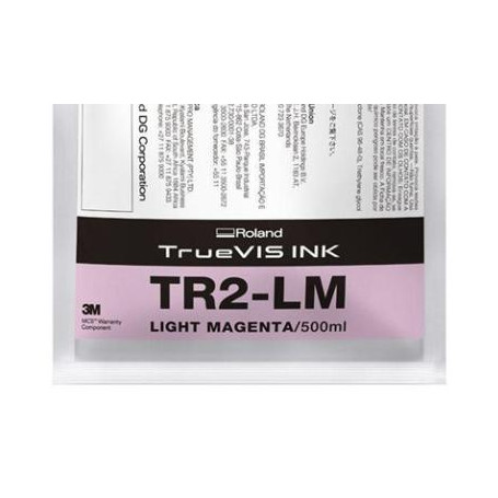 Magente Light Pigment Eco-Solvent Bag Roland TrueVIS SG2,VG2,VF2,SG3,VG3500ML