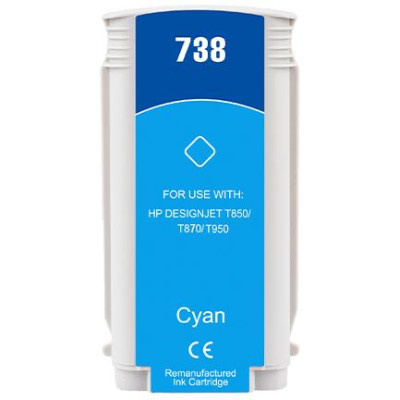 130ML Cyan Reman HP DesignJet T850,T870,XT870,XT950498N5A