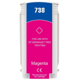 130ML Magenta Reman HP DesignJet T850,T870,XT870,XT950498N6A