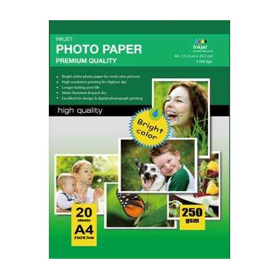 Matte Coated Inkjet Paper , 108g/m2  A4 100 Fogli