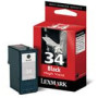 Originale lexmark 34 ink cartridge black 23.9ml LEX18C0034