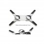 Multipack 10PCS Cooling Pad USB Pieghevole Portatile per Notebook Laptop FAN X