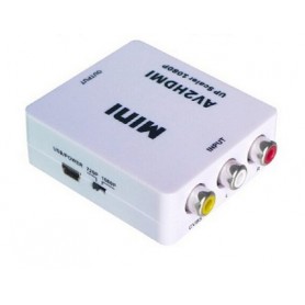 Adattatore Convertitore da RCA AV to HDMI Audio Video PAL+NTSC