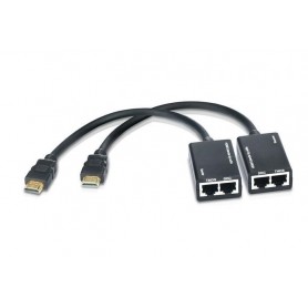 Amplificatore Extender HDMI Cat 5e/6 Compatto 30m