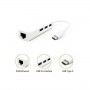 HUB USB Tipo C Ethernet 4in1 con 3 porte USB 3.0 Ethernet RJ45 GIGABIT 1000Mbps