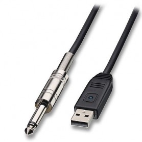 Cavo Adattatore da Jack 6.5 mm a USB per Chitarra