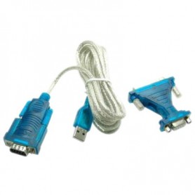 Cavo USB-Seriale DB25 - DE9P - RS232