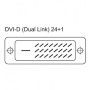 Cavo Monitor DVI digitale M/M dual link 3m (DVI-D)