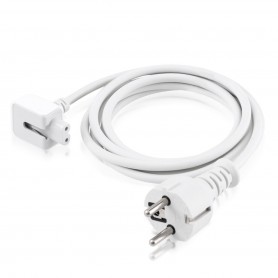 Cavo prolunga Schuko Compatibile con caricabatteria alimentatore Apple MagSafe, USB Tipo C