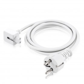 Cavo prolunga Schuko Compatibile con caricabatteria alimentatore Apple MagSafe, USB Tipo C