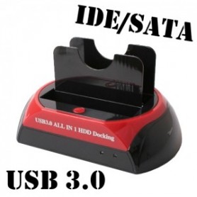 HDD Docking Station USB3.0 Per Hard Disk 2.5" e 3.5" (1x IDE - 1x SATA)