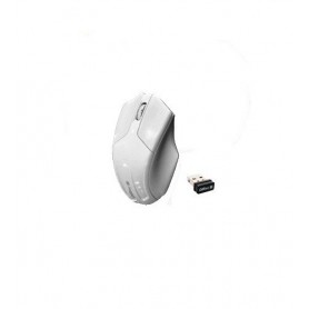 Mouse Wireless Laser 1600 DPi 2 tasti + Scroll Bianco