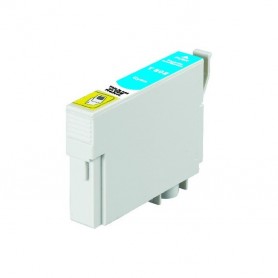 T0802 Ciano 12ml Cartuccia Inchiostro Compatibile con Stampanti Inkjet Epson R265, R285, R360, RX560, RX585, RX685