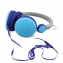 Cuffie con microfono e controllo volume - ideale per smartphone Blu, Jack 3.5"