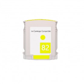 C4913A 82 69ml Jaune Cartouche d'Encre Compatible Avec Plotter Hp DesignJet 500Plus, CC 800PS, 815MFP