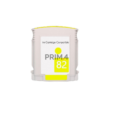 C4913A 82 69ml Jaune Cartouche d'Encre Compatible Avec Plotter Hp DesignJet 500Plus, CC 800PS, 815MFP