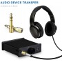 Adattatore Audio Stereo Jack 6.35mm M / 3.5mm F Placcato oro