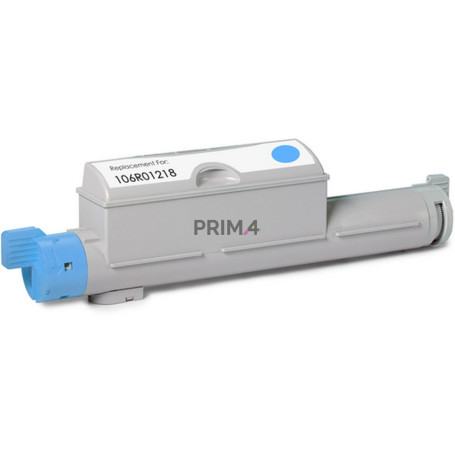 106R01218 Cyan Toner Compatible avec Imprimantes Xerox 6360, 6360N, 6360DA, 6360DB, 6360DN -12k Pages