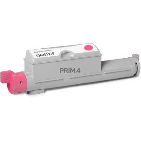 106R01219 Magenta Toner Compatible con impresoras Xerox 6360, 6360N, 6360DA, 6360DB, 6360DN -12k Paginas