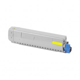 43865721 Gelb Toner Kompatibel mit Drucker Oki C5850DN, C5950DN, 5950DTN, MC560N -6k Seiten