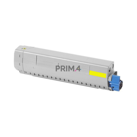 43865721 Giallo Toner Compatibile con Stampanti Oki C5850DN, C5950DN, 5950DTN, MC560N -6k Pagine