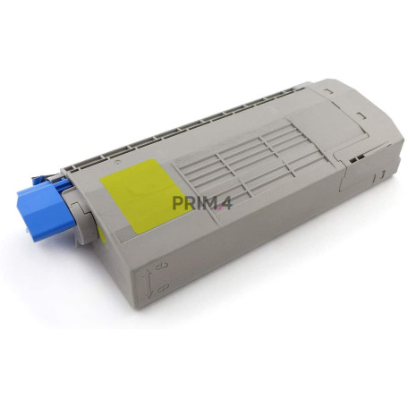 46507613 Yellow Toner Compatible with Printers Oki C712n C712dn -11.5k Pages