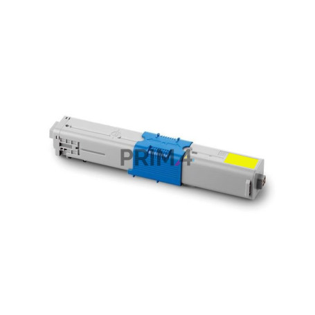 44643001 Yellow Toner Compatible with Printers Oki C801N, 801DN, C821N, 821DN -7.3k Pages