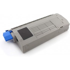 44318608 Black Toner Compatible with Printers Oki C710CDTN, C710DTN, C711DN, 711N -11Kk Pages