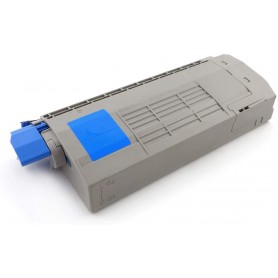 44318607 Cyan Toner Compatible with Printers Oki C710CDTN, C710DTN, C711DN, 711N -11.5k Pages