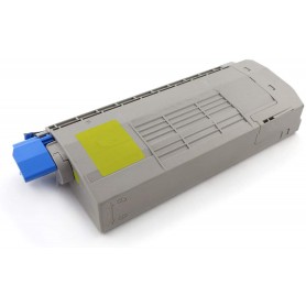 44318605 Gelb Toner Kompatibel mit Drucker Oki C710CDTN, C710DTN, C711DN, 711N -11.5k Seiten