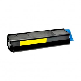 45536413 Jaune Toner Compatible avec Imprimantes Oki C911, C931, C941 -24k Pages