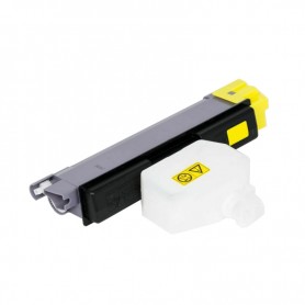 B0951 Jaune Toner +Bac de Récupération Compatible Avec Imprimantes Olivetti D-P2021, P2121 -2.8k Pages