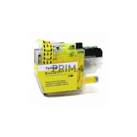 LC-3213 Yellow Ink Cartridge Compatible with Printers Inkjet Brother J772DW, J774DW, J890DW, J895DW -0.4k Pages