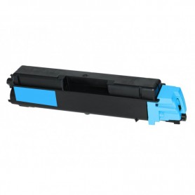 TK-5140C 1T02NRCNL0 Cyan Toner +Resttonerbehälter Kompatibel mit Drucker Kyocera M6530cdn, M6030cdn, P6130cdn -5k Seiten