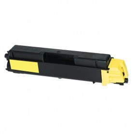 TK-5140Y 1T02NRANL0 Giallo Toner +Vaschetta Compatibile con Stampanti Kyocera M6530cdn, M6030cdn, P6130cdn -5k Pagine