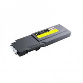 3760Y 593-11120 Yellow Toner Compatible with Printers Dell C3760N, 3760DN, 3765DNF -9k Pages