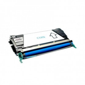 C734A1CG Cyan Toner Compatible avec Imprimantes Lexmark C734, X734, C746, X746, C748, X748 -6k Pages