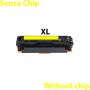 207X Jaune Toner Sans Chip Compatible avec Imprimantes Hp Pro M255, MFP M282, M283 -2.45k Pages
