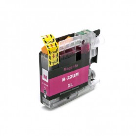 LC-22U 16ML Magenta Ink Cartridge Compatible with Printers Inkjet Brother MFC-J985DW, DCP-J785DW -1.2k Pages