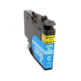 LC-3235XLC 50ML Cyan Ink Cartridge Compatible with Printers Inkjet Brother DCP-J1100DW, MFC-J1300DW -5k Pages