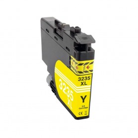 LC-3235XLY 50ML Yellow Ink Cartridge Compatible with Printers Inkjet Brother DCP-J1100DW, MFC-J1300DW -5k Pages