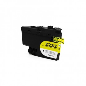 LC-3233Y 16ML Yellow Ink Cartridge Compatible with Printers Inkjet Brother DCP-J1100DW, MFC-J1300DW -1.5k Pages