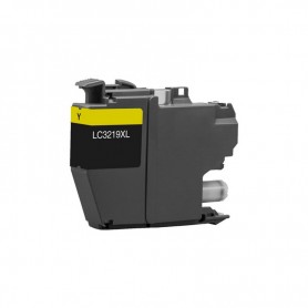 LC-3219XLY Jaune Cartouche d'encre Compatible avec Imprimantes Inkjet Brother J6930, J6530, J5730, J5330, J6935, J5930