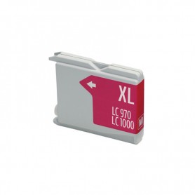 LC-1000M 28ML Magenta Cartuccia Inchiostro Compatibile con Stampanti Inkjet Brother LC51, LC970, LC1000