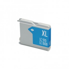 LC-1000C 28ML Ciano Cartuccia Inchiostro Compatibile con Stampanti Inkjet Brother LC51, LC970, LC1000
