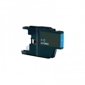 LC-1240C 10ML Cian Cartucho de tinta Compatible con impresoras Inkjet Brother J525W, J925DW, J430W, J6510DW, J6910DW