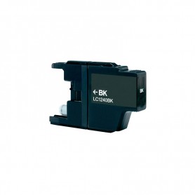 LC-1240BK 20ML Black Ink Cartridge Compatible with Printers Inkjet Brother J525W, J925DW, J430W, J6510DW, J6910DW